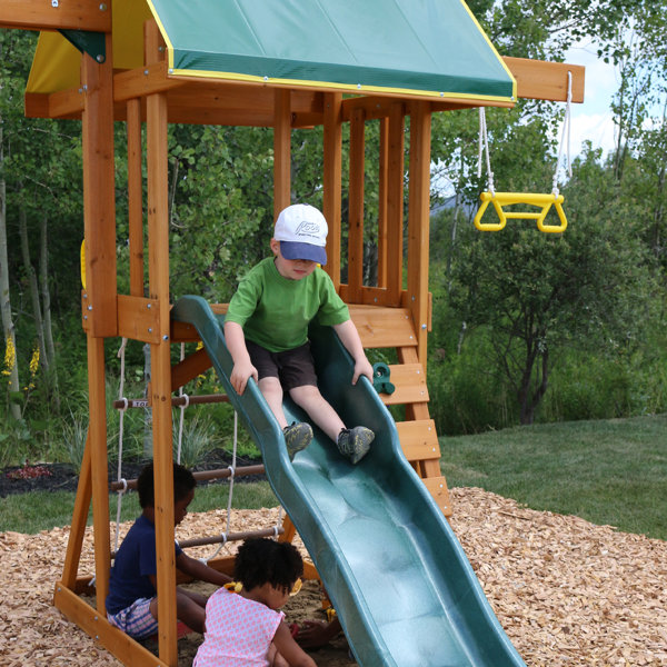 KidKraft Meadowvale II Wooden Swing Set & Reviews Wayfair